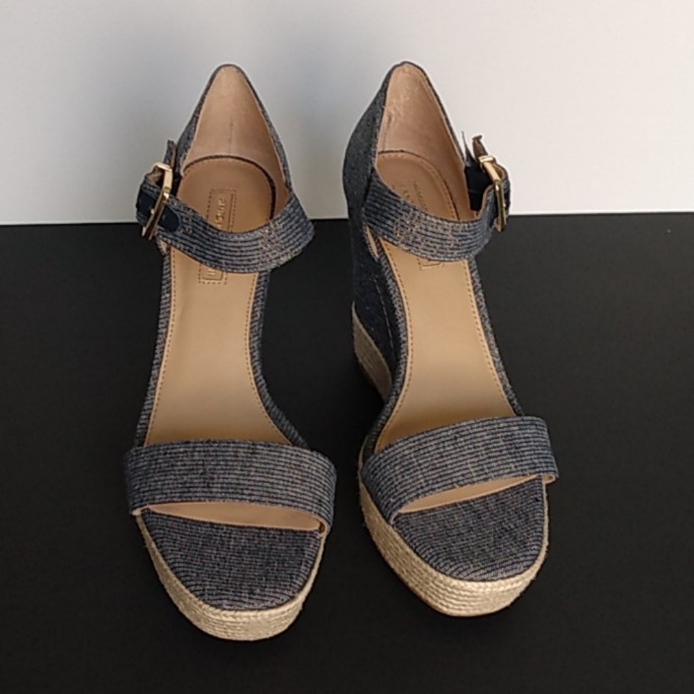 Antonio Melani Blue Lauralyn Platform Wedge - Picture 11 of 11